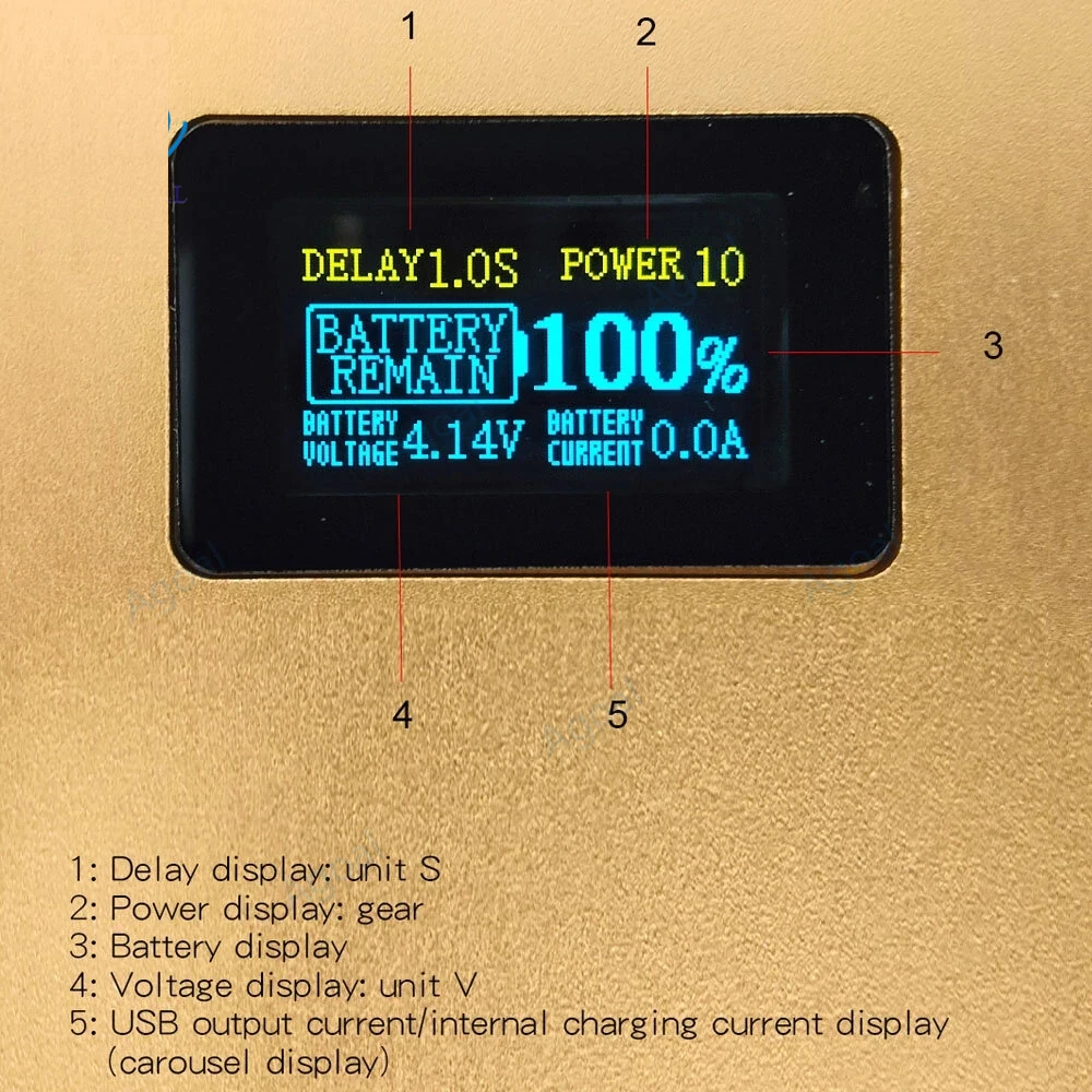 DX10 10600 ма Преносим Точков заваръчни машини LED Регулируема Мини Батерия За Спот Заваряване 0,2 мм Никел За 