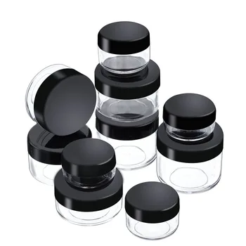 500 бр. е козметична скоростна кутия за крема 2 г, 3g, 5 g, 10 g, 15 г, 20 г, през цялата бутилка за грим, сенки за очи и прах за нокти