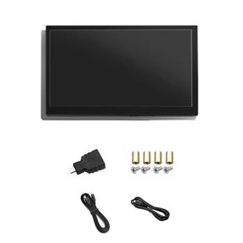 7-инчов LCD екран, 1024X600 IPS с пълна ъгъл на видимост, такса за управление капацитивен сензорен дисплей за Raspberry Pi