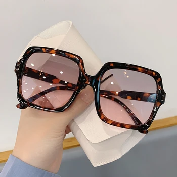 KAMMPT Извънгабаритни реколта квадратни слънчеви очила за мъже и жени 2022 Нова мода мода Ins нюанси на ретро Марка, за Дизайн на мъжки дамски слънчеви очила