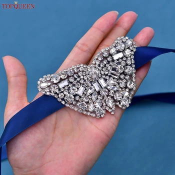 TOPQUEEN Апликация с пайети и железен мотив, апликация с диаманти, направи си сам, за обувки, за дрехи, бижута и сватбени рокли, SP03