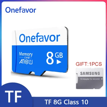 Високоскоростна карта с флаш памет TF карта клас 10 Onefavoe TF 8G за смартфони, съвместима със съответните устройства TF card