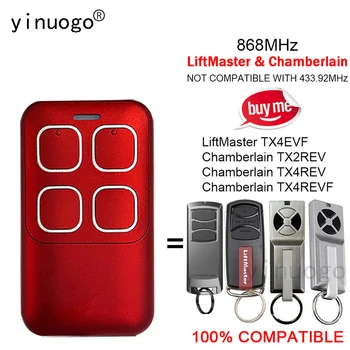 За 868 Mhz LiftMaster TX4EVF/Chamberlain TX2REV TX4REV TX4REVF Дистанционно За Отваряне на Гаражни врати Предавател Ключ