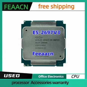 Процесор Processador usado Xeon E5 2697V3 14 ядра 2,60 Ghz 35 MB 22 нм 145 W LGA 2011-3 E5-2697V3, LGA211-3, безплатна доставка