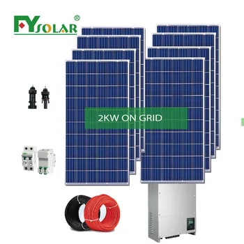 слънчевата енергийна система на Индия 2 3 кВт кВт 5 кВт комплектная мрежова слънчева енергийна система е система от соларни панели