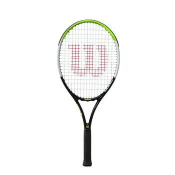 Тенис ракета Blade Feel 25 за юноши и девойки - зелено-черна (на възраст 9-10 години), 100 кв. инча, 9,1 грама