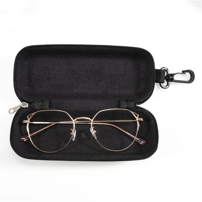 Модерен малък квадратен мат с шарките, кожен калъф за очила с цип, Eva, опаковъчна кутия, чаршаф, кутия за съхранение на оптични лещи при късогледство - 4